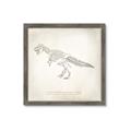 Picture of Learning T-Rex _GroupedProduct_Square_Framed_Matted_