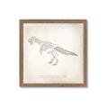 Picture of Learning T-Rex _GroupedProduct_Square_Framed_Matted_