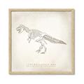 Picture of Learning T-Rex _GroupedProduct_Square_Framed_Matted_