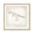 Picture of Learning T-Rex _GroupedProduct_Square_Framed_Matted_