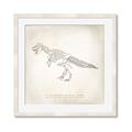 Picture of Learning T-Rex _GroupedProduct_Square_Framed_Matted_