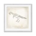 Picture of Learning T-Rex _GroupedProduct_Square_Framed_Matted_