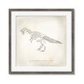 Picture of Learning T-Rex _GroupedProduct_Square_Framed_Matted_