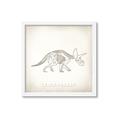 Picture of Learning Triceratops _GroupedProduct_Square_Framed_Matted_