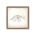 Picture of Learning Triceratops _GroupedProduct_Square_Framed_Matted_