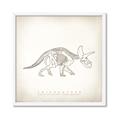 Picture of Learning Triceratops _GroupedProduct_Square_Framed_Matted_