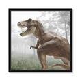 Picture of Trex in the Woods _GroupedProduct_Square_Framed_Matted_