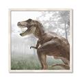Picture of Trex in the Woods _GroupedProduct_Square_Framed_Matted_