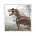 Picture of Trex in the Woods _GroupedProduct_Square_Framed_Matted_