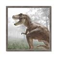 Picture of Trex in the Woods _GroupedProduct_Square_Framed_Matted_