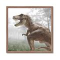 Picture of Trex in the Woods _GroupedProduct_Square_Framed_Matted_