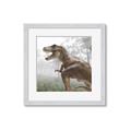 Picture of Trex in the Woods _GroupedProduct_Square_Framed_Matted_