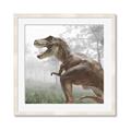 Picture of Trex in the Woods _GroupedProduct_Square_Framed_Matted_