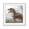 Picture of Trex in the Woods _GroupedProduct_Square_Framed_Matted_