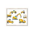 Picture of Construction Team  _GroupedProduct_Rectangle_Landscape_Framed_Matted_