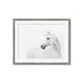 Picture of Sophisticated Unicorn neutral _GroupedProduct_Rectangle_Landscape_Framed_Matted_