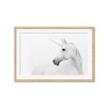 Picture of Sophisticated Unicorn neutral _GroupedProduct_Rectangle_Landscape_Framed_Matted_