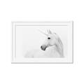 Picture of Sophisticated Unicorn neutral _GroupedProduct_Rectangle_Landscape_Framed_Matted_