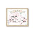 Picture of Canada Map  _GroupedProduct_Rectangle_Landscape_Framed_Matted_