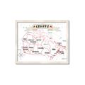 Picture of Canada Map  _GroupedProduct_Rectangle_Landscape_Framed_Matted_
