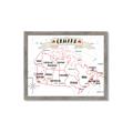 Picture of Canada Map  _GroupedProduct_Rectangle_Landscape_Framed_Matted_