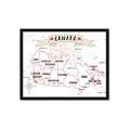 Picture of Canada Map  _GroupedProduct_Rectangle_Landscape_Framed_Matted_