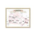 Picture of Canada Map  _GroupedProduct_Rectangle_Landscape_Framed_Matted_