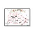 Picture of Canada Map  _GroupedProduct_Rectangle_Landscape_Framed_Matted_