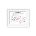 Picture of Canada Map  _GroupedProduct_Rectangle_Landscape_Framed_Matted_