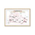 Picture of Canada Map  _GroupedProduct_Rectangle_Landscape_Framed_Matted_