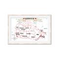 Picture of Canada Map  _GroupedProduct_Rectangle_Landscape_Framed_Matted_
