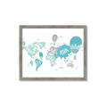 Picture of Hot Air Balloon Map  _GroupedProduct_Rectangle_Landscape_Framed_Matted_