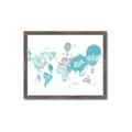 Picture of Hot Air Balloon Map  _GroupedProduct_Rectangle_Landscape_Framed_Matted_