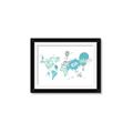 Picture of Hot Air Balloon Map  _GroupedProduct_Rectangle_Landscape_Framed_Matted_
