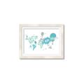 Picture of Hot Air Balloon Map  _GroupedProduct_Rectangle_Landscape_Framed_Matted_