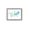 Picture of Hot Air Balloon Map  _GroupedProduct_Rectangle_Landscape_Framed_Matted_