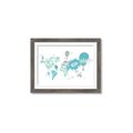 Picture of Hot Air Balloon Map  _GroupedProduct_Rectangle_Landscape_Framed_Matted_