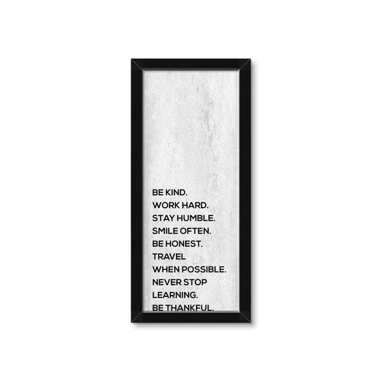 Picture of Be Kind III _GroupedProduct_Panel_Portrait_Framed_Matted_