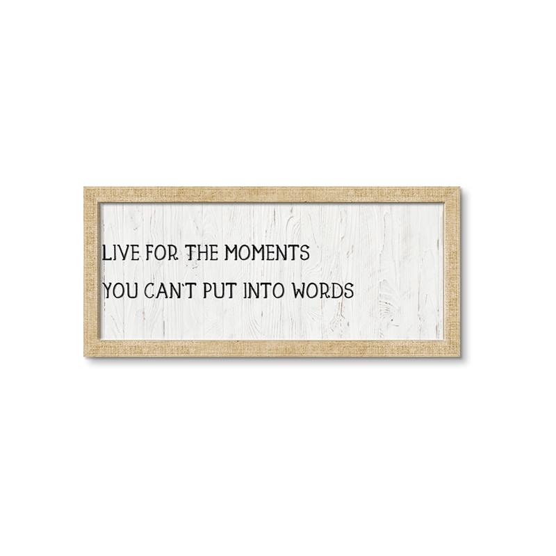 Picture of Live For The Moments _GroupedProduct_Panel_Landscape_Framed_Matted_