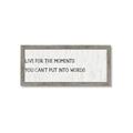 Picture of Live For The Moments _GroupedProduct_Panel_Landscape_Framed_Matted_