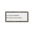 Picture of Live For The Moments _GroupedProduct_Panel_Landscape_Framed_Matted_