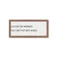 Picture of Live For The Moments _GroupedProduct_Panel_Landscape_Framed_Matted_