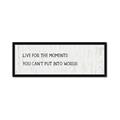 Picture of Live For The Moments _GroupedProduct_Panel_Landscape_Framed_Matted_