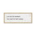 Picture of Live For The Moments _GroupedProduct_Panel_Landscape_Framed_Matted_
