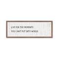 Picture of Live For The Moments _GroupedProduct_Panel_Landscape_Framed_Matted_