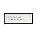 Picture of Live For The Moments _GroupedProduct_Panel_Landscape_Framed_Matted_