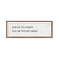 Picture of Live For The Moments _GroupedProduct_Panel_Landscape_Framed_Matted_