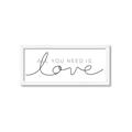Picture of All You Need Is Love I _GroupedProduct_Panel_Landscape_Framed_Matted_