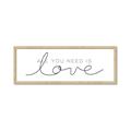 Picture of All You Need Is Love I _GroupedProduct_Panel_Landscape_Framed_Matted_