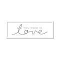 Picture of All You Need Is Love I _GroupedProduct_Panel_Landscape_Framed_Matted_